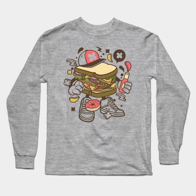 Royal sandwich deluxe Long Sleeve T-Shirt by Superfunky